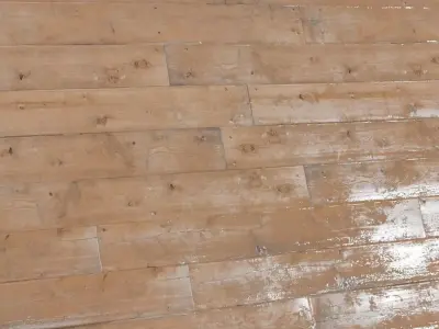 Light Knotted Pine Wood Planks PBR Seamless Texture