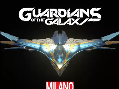 MILANO Guardians Of The Galaxy 3D print model