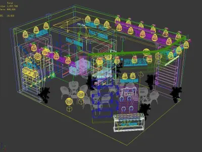 Booth - Area - 6X9-3DMAX2012-03 3D model