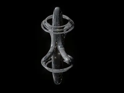 Alien Spacebase 3D model