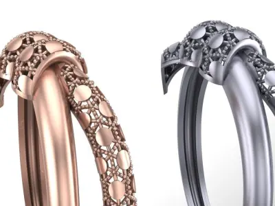 fusion ring ver 2 3D print model
