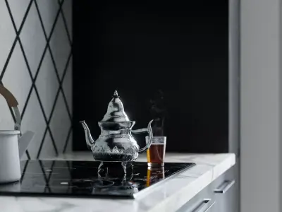 Moroccan teapot berrad 3D model