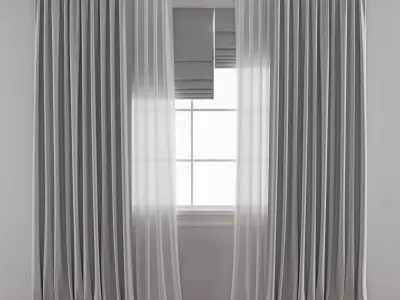 Curtain 008 3D model