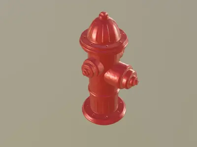 Fire Hydrant 3D model