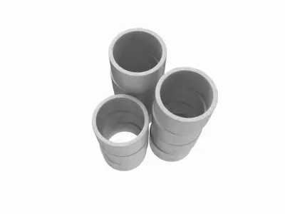 Concrete Rings 3D model