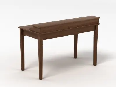 Writing Desk Bureau Low-poly 3D model