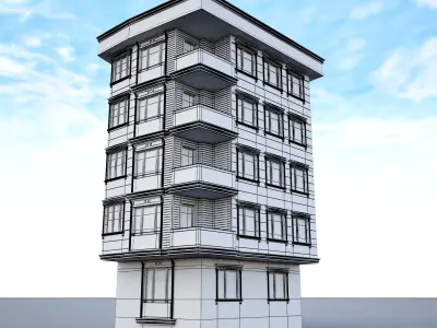 Ornate building 3d model 5 3D model