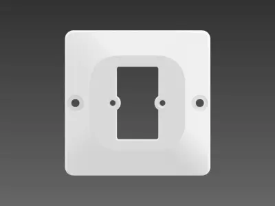 Ikea Tradfri Dimmer Adapter for Single UK Light Switch 3D print model