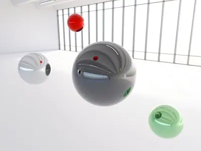 HDRI - Office Space Interior 4 - HDR - EXR - 8192x4096 Texture