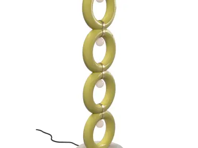 Memphis floor lamp 4 - pop premium 3d model 3D model