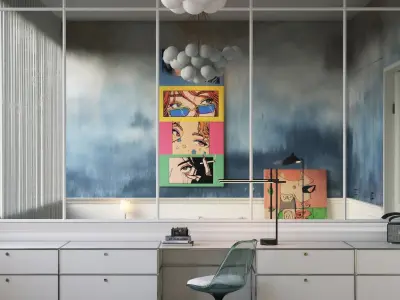 modern classic bedroom 3D model purchase