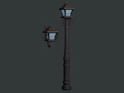 Street Props Set 3D model
