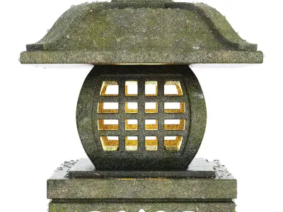 Chinese Garden Lantern 3D model