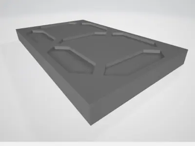 Digital number segment - Two types 3D model