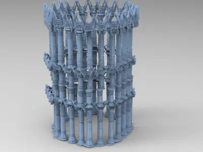 Tower Pillar of Artemis 3D model
