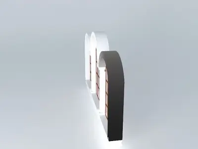 3 Section Window Free 3D model