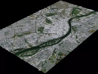 Budapest - Hungary 3D model