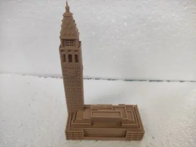 Metropolitan clock Tower 3D print model