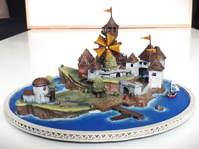 Windfall Island - Zelda The Wind Waker 3D print model