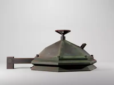 Underground Pipe Model  Low-poly 3D model