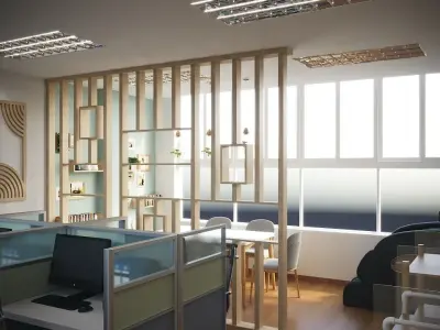 Teachers offices 3D model