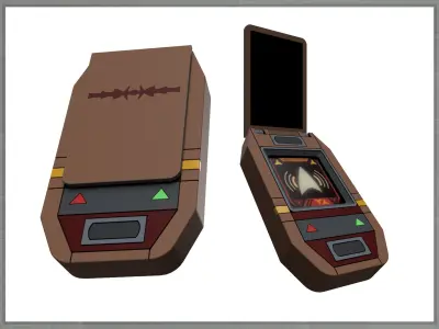 Klingon Communicator Lower Decks 3D print model