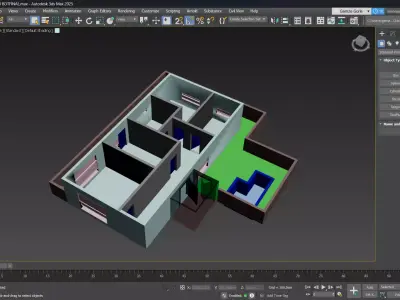 Blank Building Model 3D model