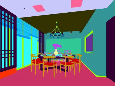 Business Restaurant - Coffee - Banquet  61 3D model