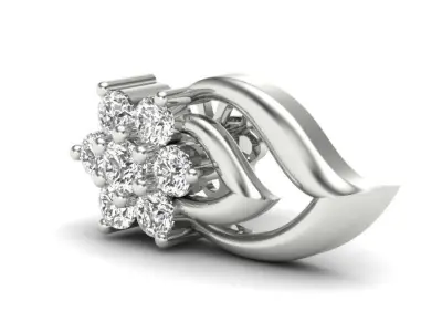 Earrings Light Beams 3D print model