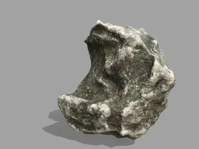 Rock Set Low-poly 3D model 21