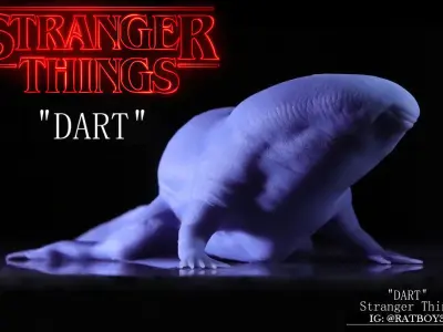 3D PRINTABLE Dart from Stranger Things Highly detailed 3D print model