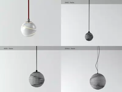 Bond pendant lamps 3D model