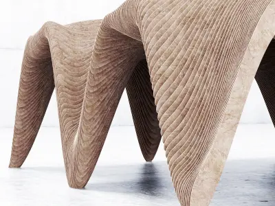 Parametric decor holl 3D model