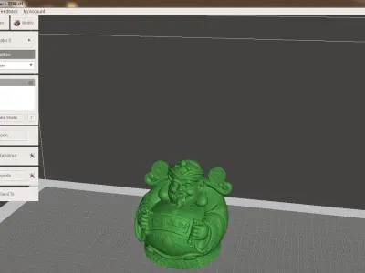The God of wealth 3D print model