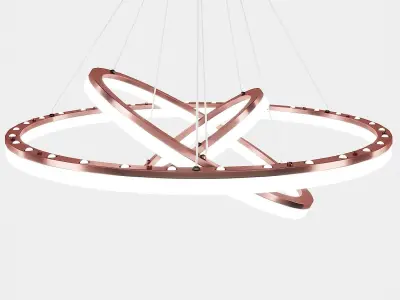 Chandelier Citilux Electron CL710105RS LED 3D model