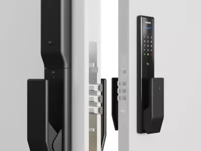 Philips Digital Lock Easy Key Alpha Series 3D model