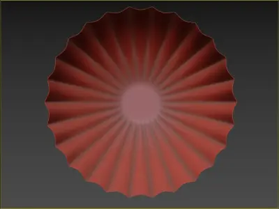 CB2 JEANNE TABLE LAMP 3D model