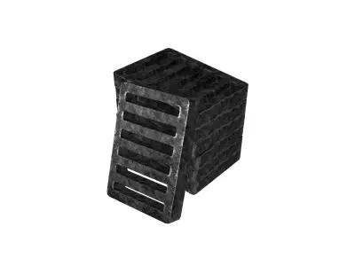 Pile of Manhole Cover v1 001 Low-poly 3D model