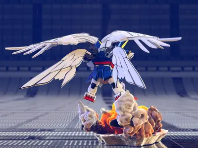 Wing Zero 3D print model