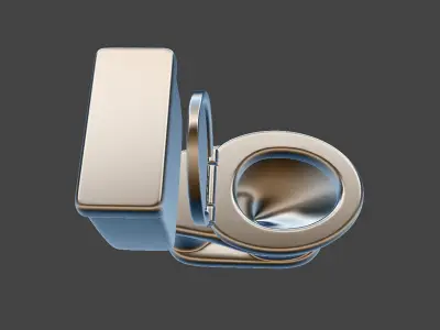 Cartoon Toilet 3D Print STL 3D print model