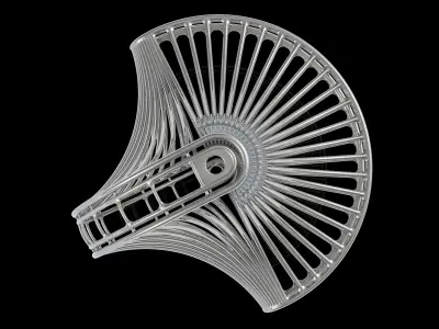 hexspi metal spiral 3D print model