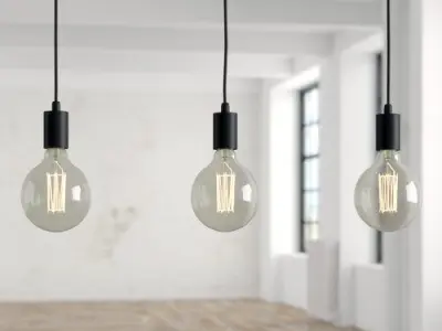 Black Foxworth Light Kitchen Island 3D model