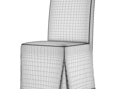 HENRIKSDAL dining chair fabric 3D model