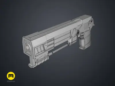 Fallout - Desert Eagle 3D print model