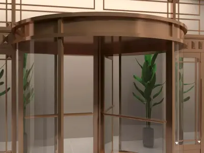 Revolving door  3D model