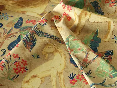 Velvet Zoffany Arden 4k PBR Texture