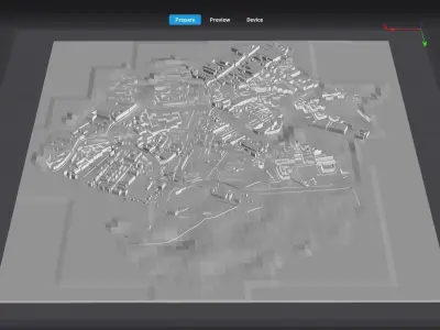 The island of Murano Venice Italy  3D model