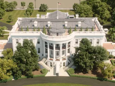  White House and Garden 