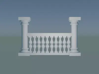 Concrete Baluster 3D print model