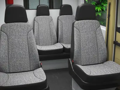  Mercedes Benz T2 507D Medical Transport Van Rigged for Maya 